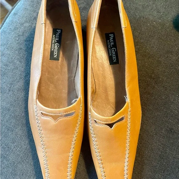 Paul Green | Shoes | Paul Green Tan Leather Loafers | Poshmark